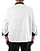 KNG Executive Chef Coat with Black Contrast, L