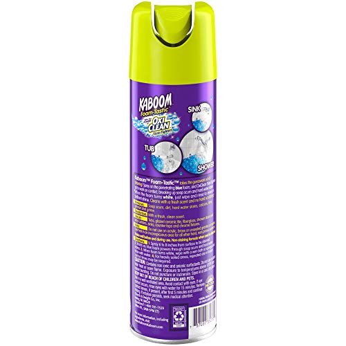 Kaboom FoamTastic with OxiClean Fresh Scent Bathroom Cleaner, 19 oz