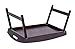 BirdRock Home Bamboo Bed Tray | Wooden Curved Sides Breakfast Serving Tray with Folding Legs | Walnut