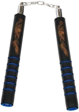 Nunchucks Mousse Enfants Playwell - 20.3cm Avec Chaîne Métal - Sécurité Et Fun Pour Débutants