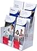 Clear-Ad - LHF-S106 - Acrylic 3 Tier 6-Pocket Brochure Holder - Pamphlet Display Rack (Pack of 2)