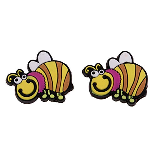 image for Prettyia 2pcs Silicone Racquet Vibration Dampener Shock Absorber for T