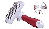 Funny Bonez Self-Cleaning Slicker Brush for Cats and Dogs