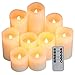 Comenzar Flameless Candles, Battery Candles Set of 9(D3 x H3 4