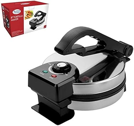 Amazon Com Tortilla Press 8 Electric Heavy Duty Tortilla Maker Flour Corn Manual Kitchen Dining