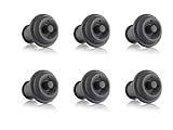 Vacu Vin Wine Saver Vacuum Stoppers Set of 6 – Grey (Kitchen)