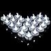 60 PCS Flameless Tea Lights, AGPtEK Battery Operated No flicker Steady LED Candles for Wedding Party Festival Decoration Occasions - Cool White