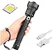 Telescopic USB Zoom Waterproof Camping Flashlight,5 Modes 90000 Lumens Xhp70 Xhp50 Rechargeable Water Resistant Handheld LED Light Best Camping, Outdoor, Emergency, Everyday Flashlights (Xhp70)