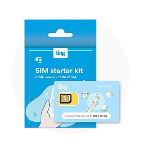 Ting Cdma Sim Card Sprint Network For Unlocked Phones Compatible With Iphone 8 8 Plus X Samsung Galaxy S8 S8 Plus Note 8 Motorola Moto X4 - 