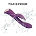 G Spot Rabbit Vibrator, BINLEFOIS Clitoris Stimulation Adult Sex Toys with Bunny Ears Waterproof Personal Massager Quiet Dual Motor Rechargeable Clit Stimulator with 10 Vibration Modes