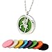 Jenia Christmas Aromatherapy Essential Oil Diffuser Necklace Locket Pendant stainless steel chain 8 Pads