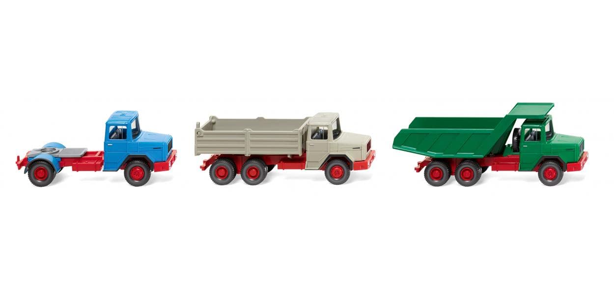 Wiking 099099 Magirus Building Bull Gift Set Track H0 1:87