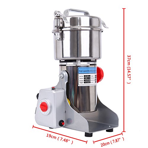 Ridgeyard 700g Electric Grain Grinder Mill Powder Machine Mill Grinder Coffee Grinder for Bean Seed Nut Spice Herb Pepper Cereal Wheat