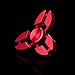 Hot Sale! AMA(TM) Hands Spinner Tri-Spinner Fidgets Fingertip Bearing Toy EDC Focus Gyro Toy (Red)
