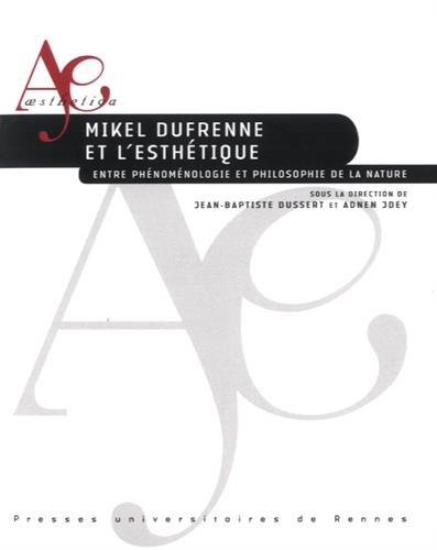 Mikel Dufrenne et l'esthétique