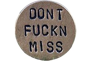 BWESOO 1Pc Round Funny Golf Ball Marker for Men Adult Humor Novelty Golf Ball Markers with Funny Words Unique Golf Gag Gifts for Men or Women Golfers