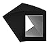 Golden State Art, Acid Free, Pack of 25 11x14 Black Picture Mats Mattes with White Core Bevel Cut for 8x10 Photo