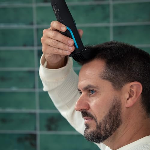 WAHL Self Clip 360 Clipper Kit - Haarschneidemaschine, kabellos, schwarz, 10 Aufsteckkämme, USB-Aufladung, langlebiger Akku, zur Heimanwendung, abwaschbarer Schneidsatz, guter Grip, sehr leicht 9