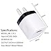 [5Pack/1Port] USB AC Charger Adapter, Wall Plug Fast Charging Outlet Power Box Cube for iPhone 14 13 12 16 Pro Max/Mini SE X XR XS, iPad, Samsung S22 S21 S23 S24 Android Phones Multiple Brick Block