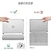 ESR Marble Trifold Smart Case for iPad 9.7 2018/2017, Lightweight Smart Cover with Auto Sleep/Wake, Microfiber Lining, Hard Back Cover for iPad 9.7 iPad 5th / 6th Generation, Marble