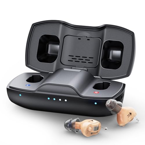 iBstone Nova Hearing Aids for Seniors Adults: Superior Sound Quality - Smart Noise Cancelling - No Feedback - 1.5Hrs Charging for 100Hrs Working - Come with Anti-Lost Lanyard - Over-the-Counter