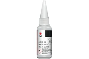 Marabu Alcohol Ink - Deep White - Unveil The Purity of Your Art, Creating a Blank Canvas for Limitless Possibilities - 20ml Bottle