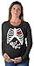 Halloween Pregnant Skeleton Baby Girl Pregnancy Maternity Long Sleeve Shirt