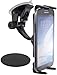 ARKON Mounts Windshield and Dash Suction Car Mount Holder | Secure Phone & Small Tablet Holder | Firm Windshield Suction | Compatible with iPhone, Galaxy, Note, Pixel, and more | SGN214