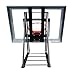 Roof King Platinum: Garage Roof-Mount Basketball Hoop System with 60 Inch backboard, Durable Steel Universal Bracket and High-Quality Break-Away Rim Combo
