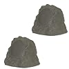 Theater Solutions B43GR Fully Wireless 120 Watt Rechargeable Battery Bluetooth Rock Speaker Pair Slate Grey Link Up to…