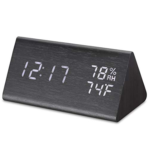 MICARSKY Digital Alarm Clock for Bedrooms with 3 Alarms Setting, 3