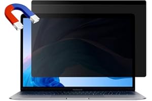 Ceydebne Magnetic Privacy Screen for MacBook Air 13 Inch (Released in 2010-2017) Anti Blue Light Protector Screen Filter with Camera Cover (A1369, A1466)