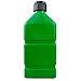2 Pack Sunoco 5 Gallon Green Race Utility Jugs and 2 Deluxe Filler Hoses