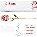 DEFAITH Real Rose 24K Gold Dipped, Forever Gifts for Wife Girlfriend Fiancee Her Valentines Day Anniversary Wedding and Marriage Proposal, Attractive Luster and Natural Shape with Crescent Stand