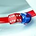 Dreamer Car Shiny Antioxidant Aluminum Alloy Dice Valve Stems Caps (Red,4pcs)