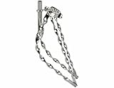 Chrome Bent Flat Twisted Spring Steel Forks, Threaded, Various Sizes
