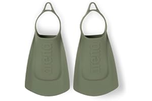 Arena Unisex Adult Comfortable Lightweight Swim Training Fins for Men and Women Silicone Short Blade Flippers Open Heel