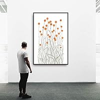 Framed Canvas Wall Art Beautiful Leaves Canvas Prints Home Artwork Decoration for Living Room,Bedroom - 16x24 inches