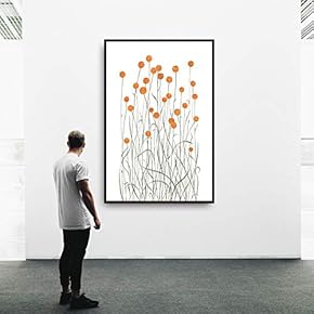 signwin Framed Canvas Wall Art Beautiful Leaves Canvas...