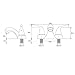 Best Brushed Nickel 2 Handle Brass Lavatory Vessel Bathroom Sink Faucet, Pop Up Lift Not Included.