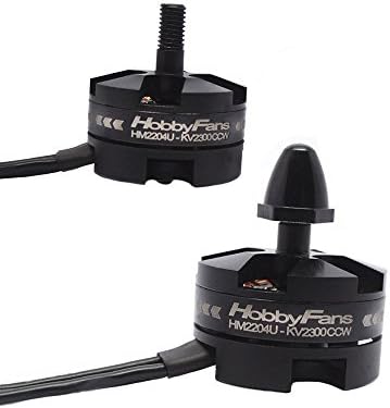 HobbyFans 2204 2300KV Brushless Motor CCW for FPV 250 Mini Quadcopter QAV250