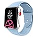 VATI Sport Band Compatible with Apple Watch Band 40mm 44mm 42mm 38mm, Soft Silicone Sport Strap Replacement Bands Compatible with iWatch Apple Watch Series 4, Series 3/2/1 S/M M/L
