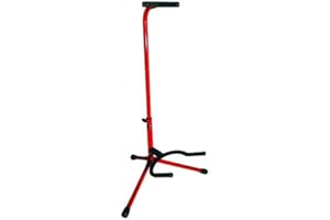 Stagg Guitar Holder (Tubular Tripod, Red)