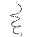 Aigou Bird Spiral Rope Perch, Cotton Parrot Swing Climbing Standing Toys with Bell (Medium – 65 inch)thumb 2