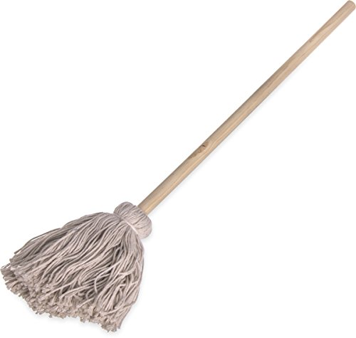 Carlisle 3623200 Cotton Barbecue Basting Mop, 10", Natural (Pack of 36)