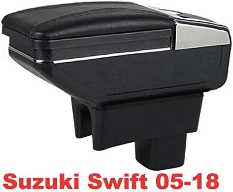 For Swift 2005-2018 Armrest Box Rotatable Consoles Storage Car Replacement Arm Rest