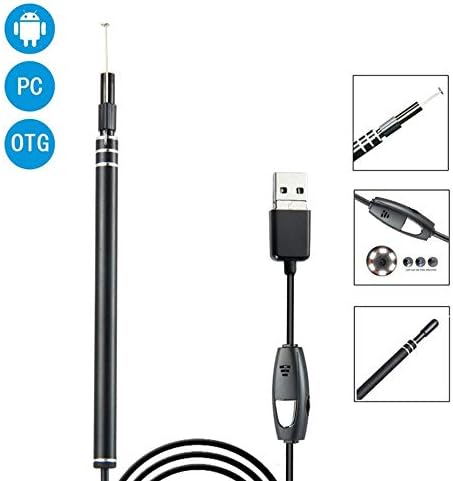 SOBER WiFi HD Endoscope,5.5mm Diameter Wireless Inspection Camera,with 6 Adjustable Leds,for Android/iOS Smartphone/Tablet (1.5M)