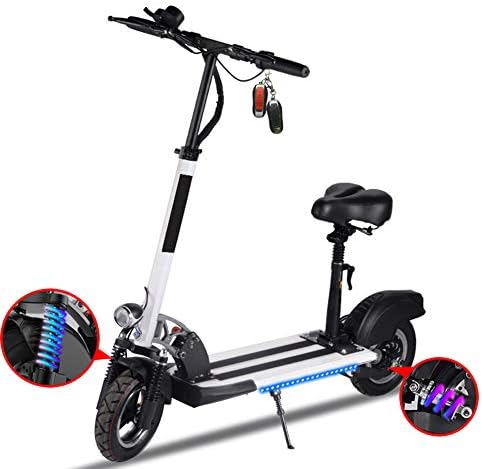 Electric Scooter, Portable Folding Electric Car 800W Super High Power 100Km Cruising Range Outdoor Travel Scooter Female