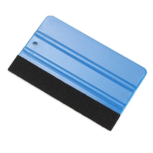 Highmoor Vinyl Wrap Squeegee Felt Edge Decal Window Tint Wrapping Scraper Squeegee Tool for Car Vehicle Window Film Vinyl (2pc) - Thumbnail 3