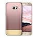 JNSupplier Shockproof Hybrid Rugged Rubber Skin Hard Cover Phone Case for Model Samsung Galaxy S7 Edge (Rose Gold)